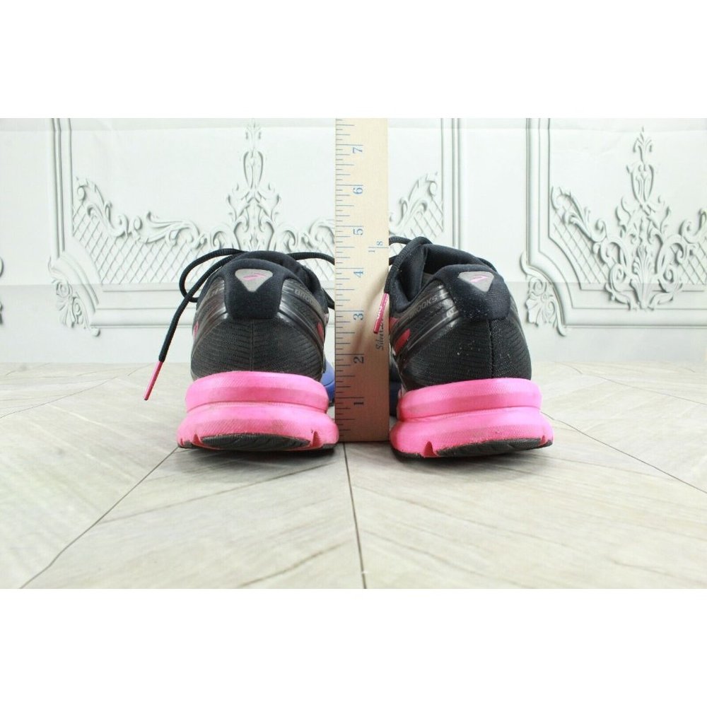 BROOKS Launch 4 B 066 Black Nylon Lace Up Running Shoes Size 9 M (B) - Picture 6 of 9